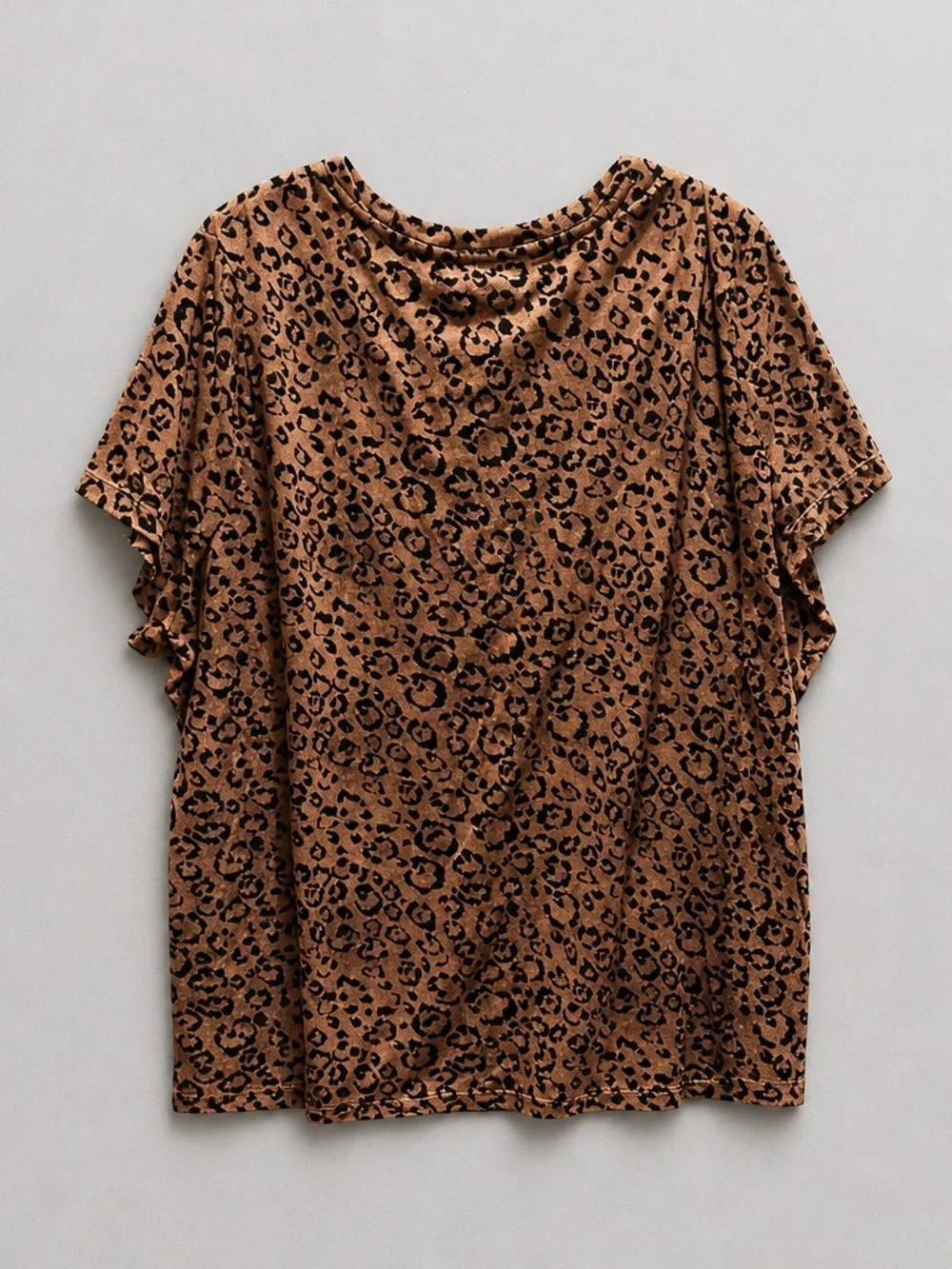 Ava & Viv Brown Leopard Print Comforter